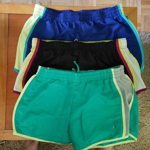 3 pairs of size M running shorts